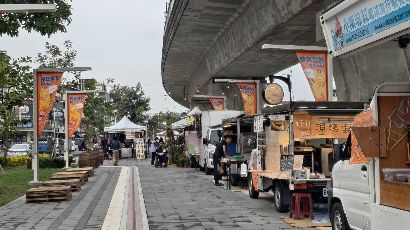 NEKO MARKET,第一場12月26日到12月28日在屏東市萬倉街鐵道廊道,為期三個月共三場
