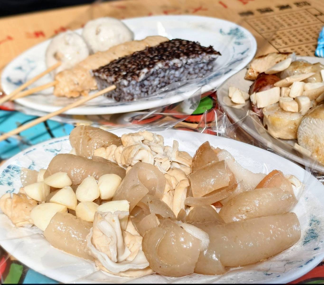 龔記香酥臭豆腐,中芸煎餃,潭頭關東煮與香腸攤,高雄林園平價美食小吃